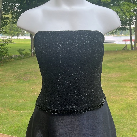 Scott McClintock vintage classy strapless gown 8 - Picture 3 of 12